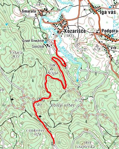 3. tek na Cinkovec – kratka predstavitev cinkovec trasa - 3. tek na Cinkovec – kratka predstavitev